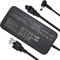 🔌 high-powered 180w adp-180mb f ac adapter for asus rog g-series gaming laptops - compatible with g750jm g750js g750jw g750jx g751jl g751jm g752vl g752vt logo