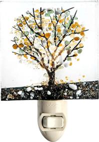 img 4 attached to 🌳 Amber Brown Tree Night Light: Enhancing Hallways, Bedrooms, Bathrooms & More with Nature-Themed Decor