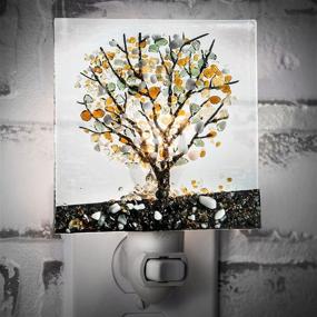 img 3 attached to 🌳 Amber Brown Tree Night Light: Enhancing Hallways, Bedrooms, Bathrooms & More with Nature-Themed Decor