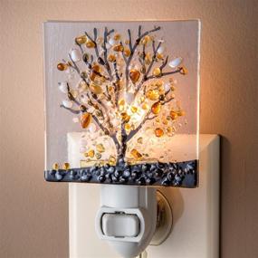 img 2 attached to 🌳 Amber Brown Tree Night Light: Enhancing Hallways, Bedrooms, Bathrooms & More with Nature-Themed Decor