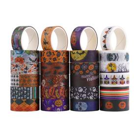 img 4 attached to Halloween Washi Tape Set Decorative