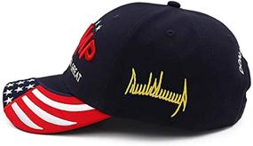 img 1 attached to Trump 2020 Hat American Adjustable Outdoor Recreation