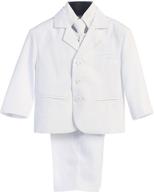 5-piece infant toddler husky boy's dress suit with shirt, vest, and tie logo