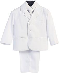 img 2 attached to 5-Piece Infant Toddler Husky Boy's Dress Suit with Shirt, Vest, and Tie