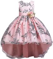 👗 veoay girls high low party dresses princess ball gowns dress for 1-8 years logo