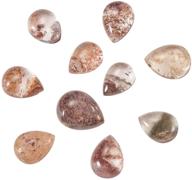 airssory lodolite gemstone cabochons teardrop logo