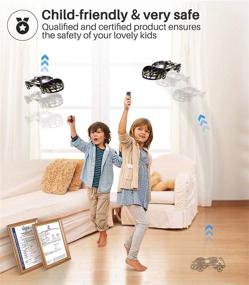 img 1 attached to 🚁 SYMA 2-in-1 Remote Control Drone & Car: RC Quadcopter Driving and Flying Toys for Kids and Adults