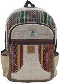 img 3 attached to 🎒 Organic Handcrafted Pocket Backpack for Women - KayJayStyles Handbags and Wallets