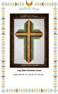 log cabin christian cross quiltfox logo
