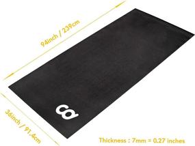 img 3 attached to CyclingDeal Exercise Rowing Machine Mat