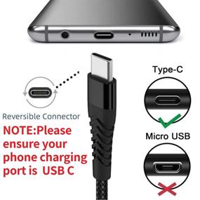 img 3 attached to HUAAODADA Braided Charger Charging Compatible