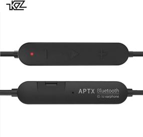 img 2 attached to 🎧 KZ PLUS Водонепроницаемые беспроводные наушники в виде вкладышей с Aptx и микрофоном - Запасные кабели для KZ ZST ES3 ES4 ZSR ZS10 AS10