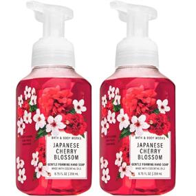 img 4 attached to 🌸 Gentle Foaming Hand Soap: Japanese Cherry Blossom - Bath & Body Works (2-Pack)