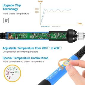 img 2 attached to Soldering Electronics Welding Switch Tweezers: Precision at Your Fingertips