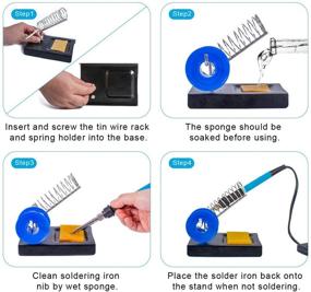 img 1 attached to Soldering Electronics Welding Switch Tweezers: Precision at Your Fingertips