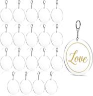 clear blank acrylic keychain projects logo