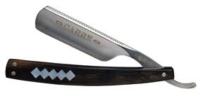 img 4 attached to 🪒 Dovo Carre Straight Razor featuring Elegant Ebony Wood Handle