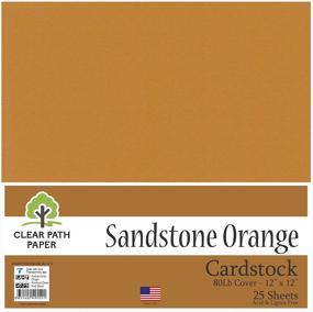 img 3 attached to 📙 Vibrant Sandstone Orange Cardstock Cover Sheets: A Versatile and Striking Paper Solution