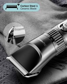 img 2 attached to 💇 DynaBliss Hair Clippers: Professional Cordless Kit for Men with LED Display - Ideal for Barbers and Hair Cutting Tasks