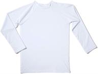 👕 kids toddler bestry boys' long sleeve rashguard swim shirt - upf 50+ sun protection swimwear surf tops logo