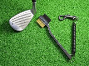 img 2 attached to PrideSports Golf Club Cleaning Brush: Efficient Cleaning Tool in Sleek Black Design