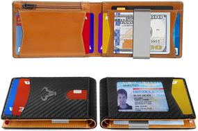 img 1 attached to 👔 Premium Bulliant Leather Wallet: Stylish Men's Accessory with 11 Card Holders