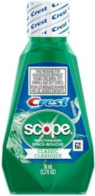 img 1 attached to 🧴 Crest Scope Classic Mouthwash 1.2oz (36ml) - Travel Size 12-Pack: Convenient and Compact Oral Hygiene Solution