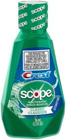 img 3 attached to 🧴 Crest Scope Classic Mouthwash 1.2oz (36ml) - Travel Size 12-Pack: Convenient and Compact Oral Hygiene Solution