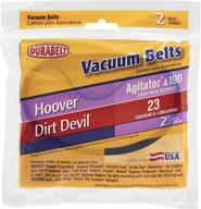 🔥 high-performance hoover durabelt agitator & type 190 / dirt devil style 23 belt - superior quality, black logo