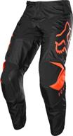 fox racing 180 prix youth off-road motorcycle pants - fluorescent orange / 22 logo