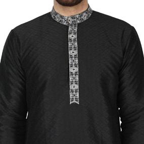 img 2 attached to 👔 Exquisite SKAVIJ Men's Clothing: Perfect Pajama for Traditional Weddings and Festivals