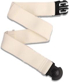 img 4 attached to Elastic Stretch Women's Belts with FIVESTAR Non-Metal Accessories for Men