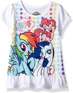 short sleeve pullover for my little pony girls logo