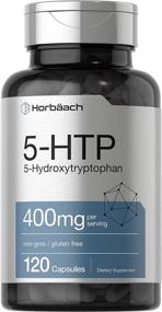 img 4 attached to 💊 120 капсул дополнительной силы пищевой добавки 5HTP, 400 мг | Не ГМО, без глютена | Horbaach 5-HTP, 5 гидрокситриптофан