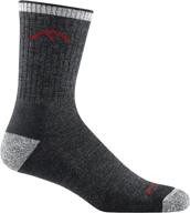 🧦 durable and cozy: darn tough men's hiker merino wool micro crew socks with cushioning логотип