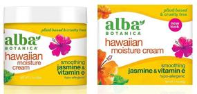 img 3 attached to Alba Botanica Hawaiian Moisture Cream: Soothing Jasmine & Vitamin E 3 oz (Pack of 2) - Nourishing Skincare for Superior Hydration