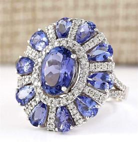 img 4 attached to MAIHAO Elegant Tanzanite Gemstone Engagement