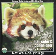 🔥 spicy cinnamon hair color by light mountain hair color - 4 ounce logo