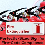 🔥 enhanced safety: self adhesive backing lettering for your extinguisher logo