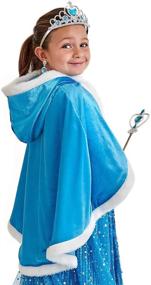 img 4 attached to ❄️ Winter Snow Princess Cape - Medium Size: A Majestic Accessory for Cold-Weather Enchantment