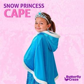 img 3 attached to ❄️ Winter Snow Princess Cape - Medium Size: A Majestic Accessory for Cold-Weather Enchantment