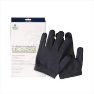 🧤 натраcур черные гелевые увлажняющие перчатки: максимальное увлажнение для мягких и гладких рук логотип