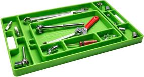 img 3 attached to 🔧 Gripty Tool Tray Duo-Pack - Premium Silicone Mat for Flexible, Multi Purpose Organization - Portable Tool Box Organizer, No Magnets, Easy to Clean - ORIGINAL Green Color - One Pack