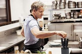 img 1 attached to Улучшите свои кулинарные навыки с набором кухонных ножей Royal Doulton Gordon Ramsay, 6 штук, серого цвета