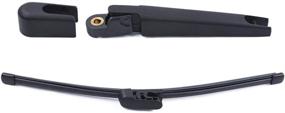 img 4 attached to 🚗 MIKKUPPA Rear Wiper Arm Blade for Hyundai Veloster (2012-2017) - All Season Natural Rubber Replacement