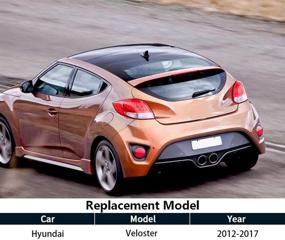 img 1 attached to 🚗 MIKKUPPA Rear Wiper Arm Blade for Hyundai Veloster (2012-2017) - All Season Natural Rubber Replacement