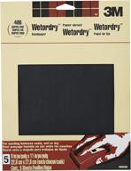 📄 5 sheet 3m wetordry sandpaper, 11 inch logo