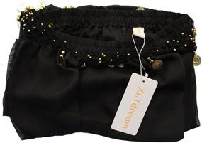 img 1 attached to ZLTdream Women's Belly Dance Coin-Embellished Lantern Pants