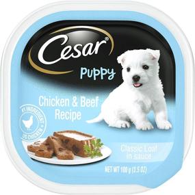 img 4 attached to 🐶 Pack of 24 CESAR CLASSICS Loaf in Sauce Gourmet Wet Dog Food