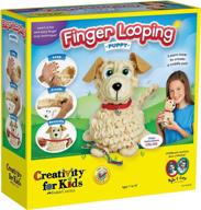🐶 finger looping puppy creative art kit logo